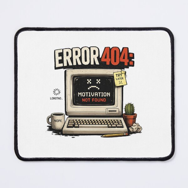 Item preview, Error 404: motivation not found designed and sold by Zedzol.