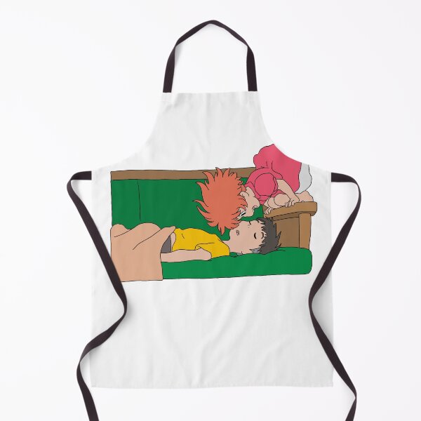 Item preview, Ponyo Sosuke Cute Wake Up Sleeping Illustration designed and sold by Iska-Designs.