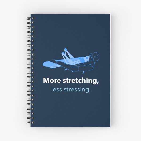 Item preview, More Stretching Less Stressing Grasshopper Pose Yoga T-Shirt designed and sold by WellspringXflow.
