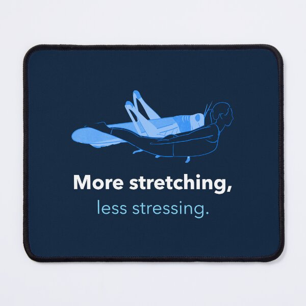 Item preview, More Stretching Less Stressing Grasshopper Pose Yoga T-Shirt designed and sold by WellspringXflow.