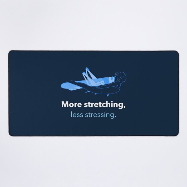 Item preview, More Stretching Less Stressing Grasshopper Pose Yoga T-Shirt designed and sold by WellspringXflow.