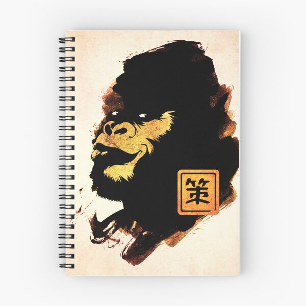 Item preview, Monkey meme – I know something – Sumi-e Fantasy Silhouette designed and sold by AnmForge.