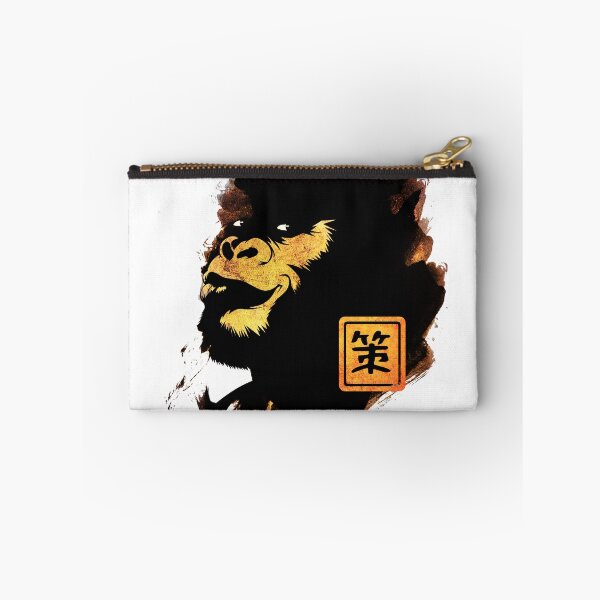 Item preview, Monkey meme – I know something – Sumi-e Fantasy Silhouette designed and sold by AnmForge.