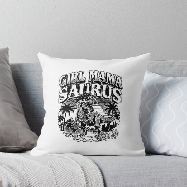 Item preview,  Girl Mama Saurus Girl Power 90s Soul Retro T-Rex Mom Daughters Dino  designed and sold by graphixpolash.