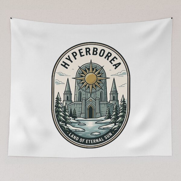 Item preview, Hyperborea Land of Eternal Sun Mythical Emblem designed and sold by k3rstman1.