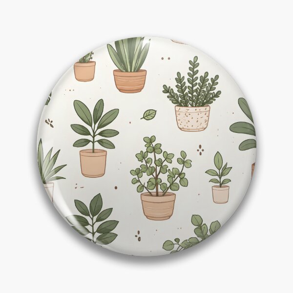 Item preview, Charming Houseplant Collection Pattern  designed and sold by blankTeeShirt.
