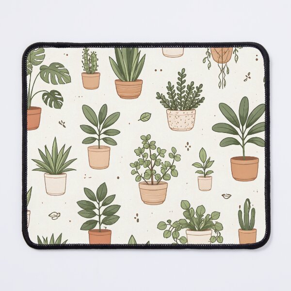 Item preview, Charming Houseplant Collection Pattern designed and sold by blankTeeShirt.