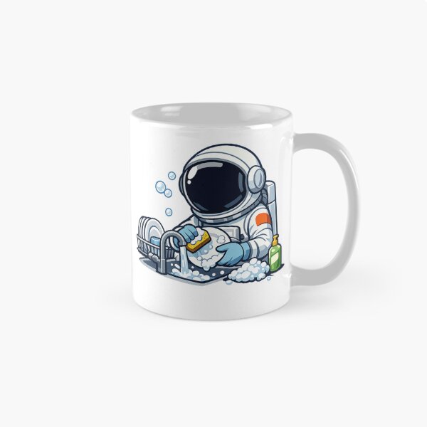 Item preview, Astronaut Washing Dishes designed and sold by BROHLine Studio.