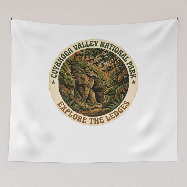 Item preview, Cuyahoga Valley National Park Explore The Ledges Hiking Outdoor Adventure designed and sold by Simsimah26Parks.