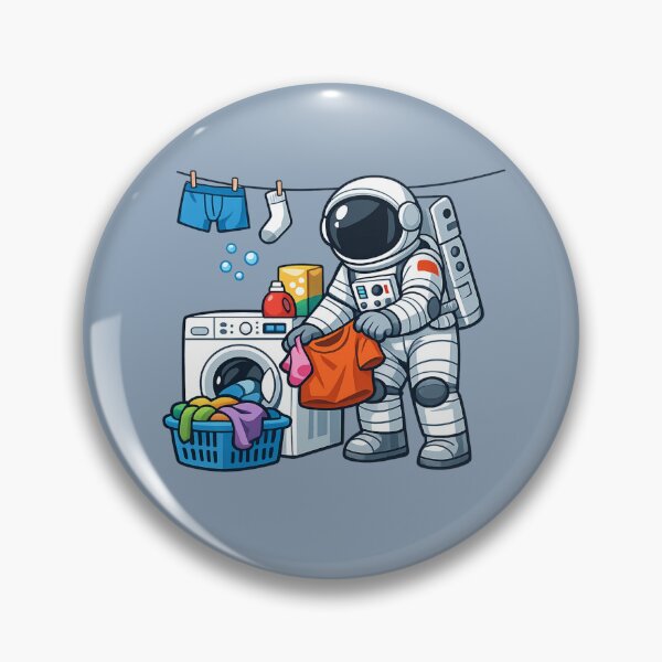 Item preview, Astronaut Doing Laundry designed and sold by BROHLine Studio.