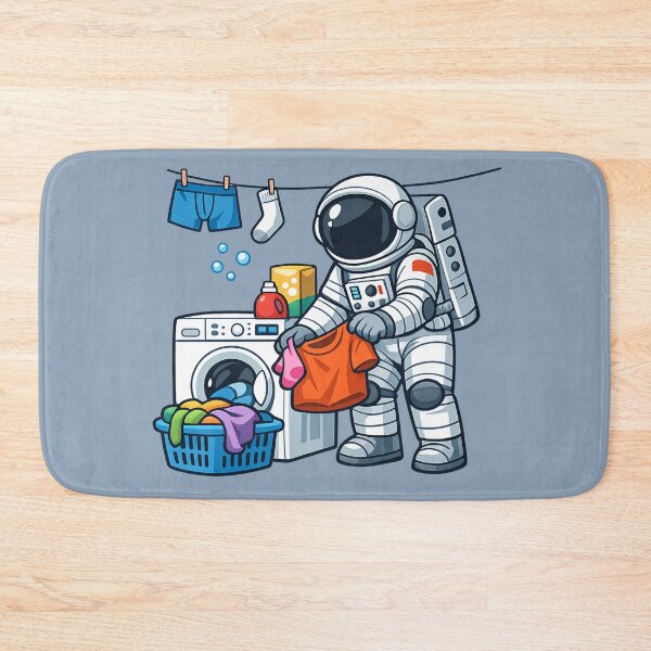 Item preview, Astronaut Doing Laundry designed and sold by BROHLine Studio.