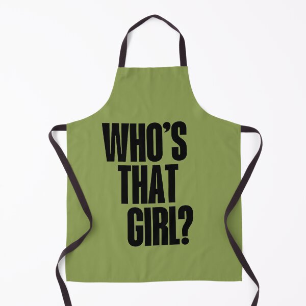Item preview, Whos That Girl Bold Typography Pop Culture Aesthetic designed and sold by Rhodes Shop.