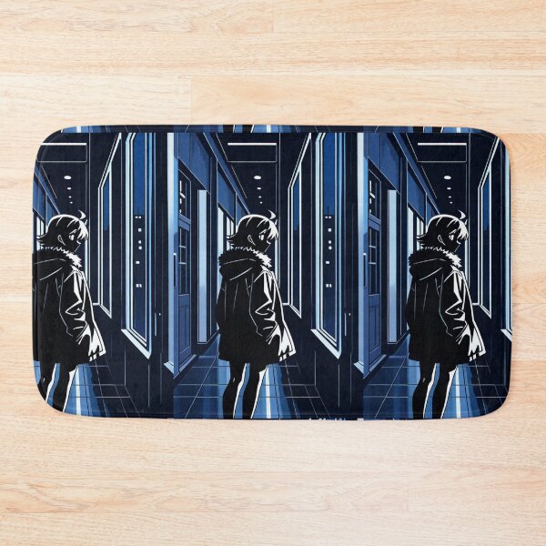 Item preview, Anime - Silhouette Hallway Night City Window designed and sold by AnimeShin.