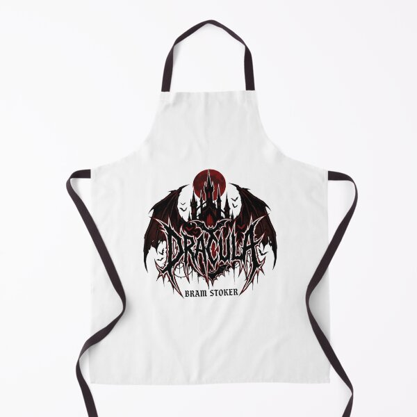 Item preview, Dracula Bram Stoker Death Metal Gothic Castle Logo Art designed and sold by Fenay Designs.