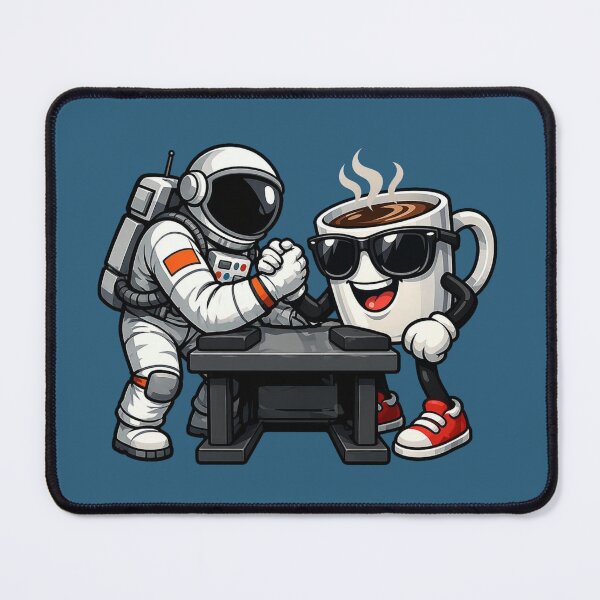 Item preview, Astronaut Arm Wrestling Coffee designed and sold by BROHLine Studio.