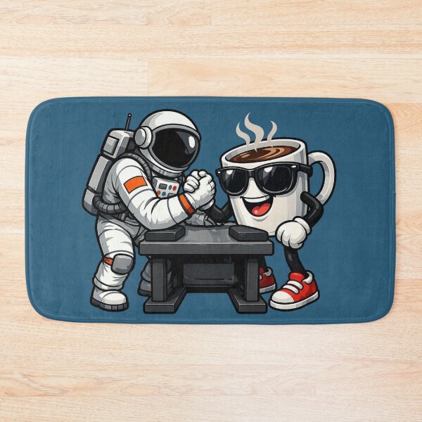 Item preview, Astronaut Arm Wrestling Coffee designed and sold by BROHLine Studio.