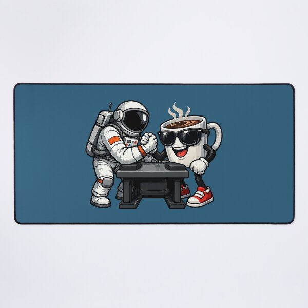 Item preview, Astronaut Arm Wrestling Coffee designed and sold by BROHLine Studio.