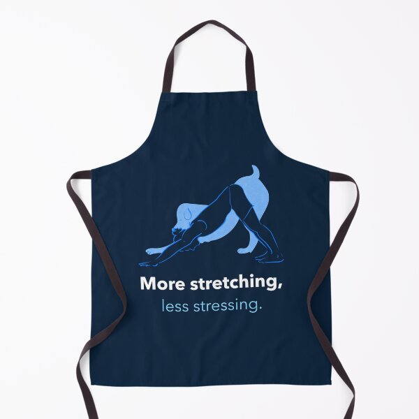 Item preview, More Stretching Less Stressing Dog Pose Yoga T-Shirt designed and sold by WellspringXflow.