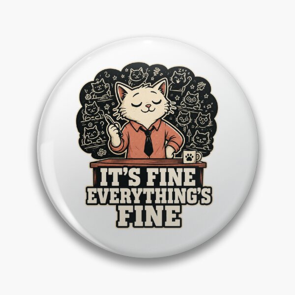Item preview, Overwhelmed Teacher Cat Funny Sarcastic Burnout Gift designed and sold by Gentlestate.