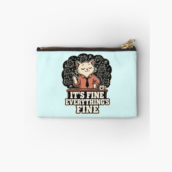 Item preview, Overwhelmed Teacher Cat Funny Sarcastic Burnout Gift designed and sold by Gentlestate.