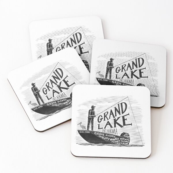 Item preview, Grand Lake Oklahoma Fisherman designed and sold by John Morris Illustration.