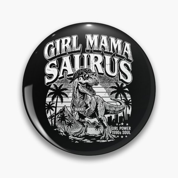 Item preview,  Girl Mama Saurus Girl Power 90s Soul Retro T-Rex Mom Daughters Dino designed and sold by graphixpolash.