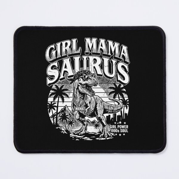 Item preview, Girl Mama Saurus Girl Power 90s Soul Retro T-Rex Mom Daughters Dino designed and sold by graphixpolash.