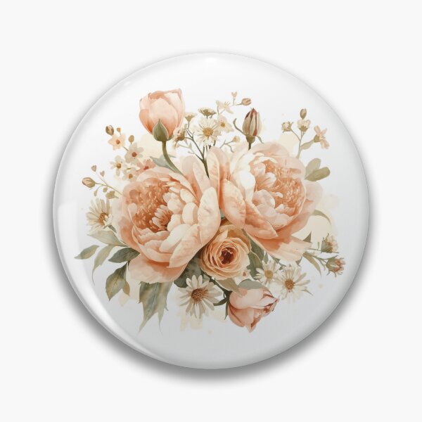 Artikelvorschau, Vintage Floral Bouquet Watercolor | Romantic Flower Illustration | Cottagecore Botanical Art | Soft Neutral Floral Design entworfen und verkauft von Fernhaven.