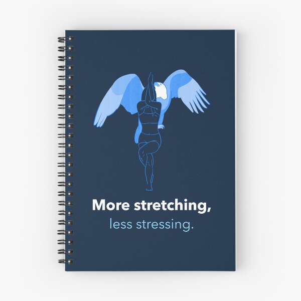 Item preview, More Stretching Less Stressing Eagle Pose Yoga T-Shirt designed and sold by WellspringXflow.