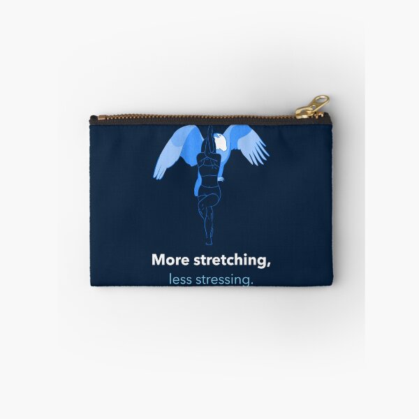 Item preview, More Stretching Less Stressing Eagle Pose Yoga T-Shirt designed and sold by WellspringXflow.