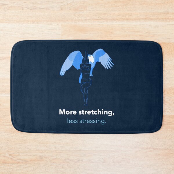 Item preview, More Stretching Less Stressing Eagle Pose Yoga T-Shirt designed and sold by WellspringXflow.