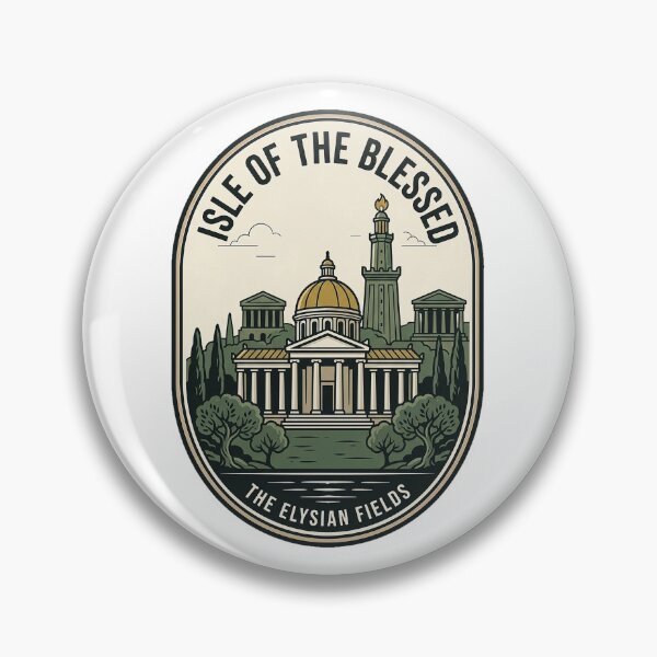 Item preview, Isle of the Blessed Vintage Greek Mythology Emblem designed and sold by k3rstman1.