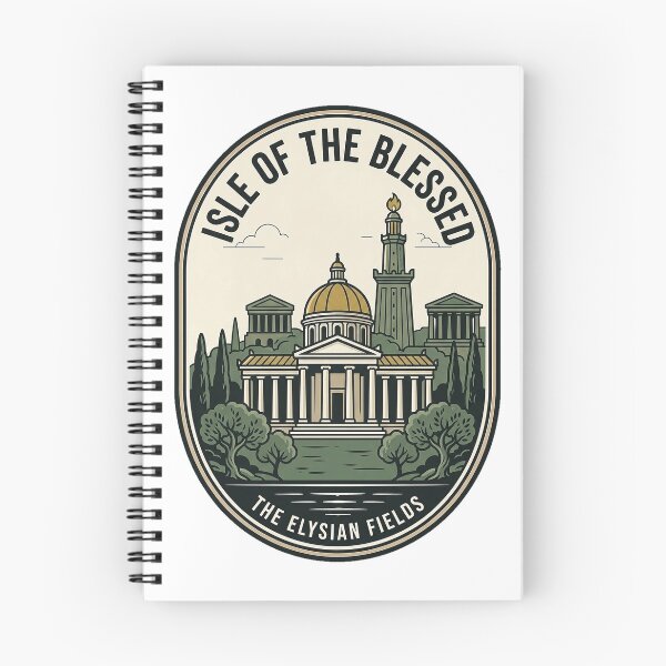 Item preview, Isle of the Blessed Vintage Greek Mythology Emblem designed and sold by k3rstman1.