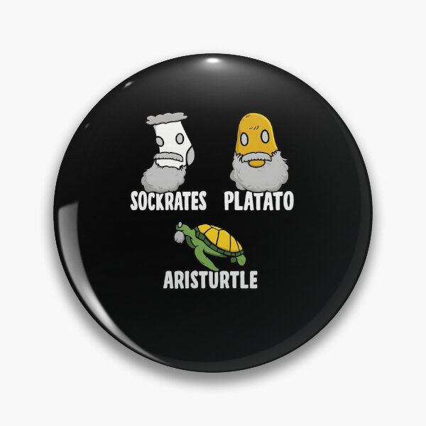 Item preview, Sockrates Platato Aristurtle Funny Philosophy Pun designed and sold by Ekonolotie.