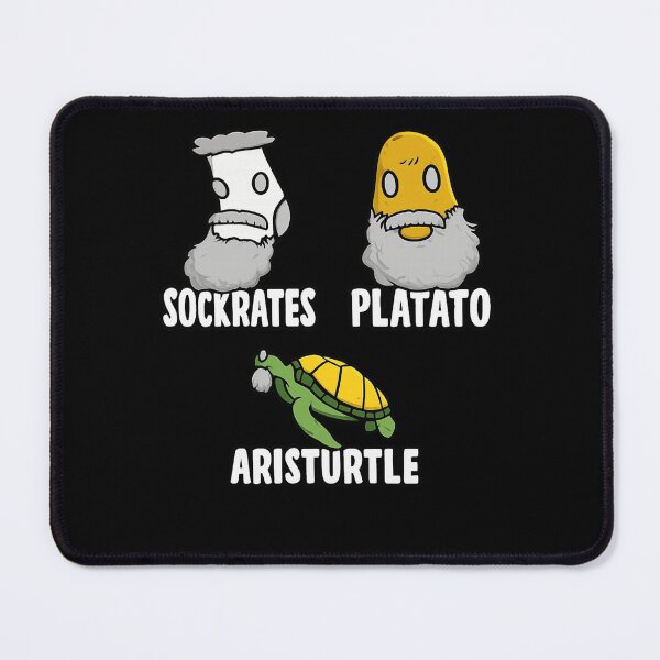 Item preview, Sockrates Platato Aristurtle Funny Philosophy Pun designed and sold by Ekonolotie.