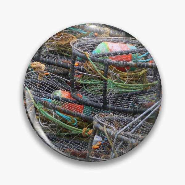 Item preview, Colourful Fishing Creels designed and sold by Lynn Bolt.