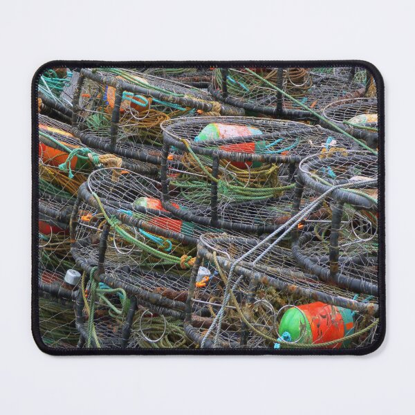 Item preview, Colourful Fishing Creels designed and sold by Lynn Bolt.