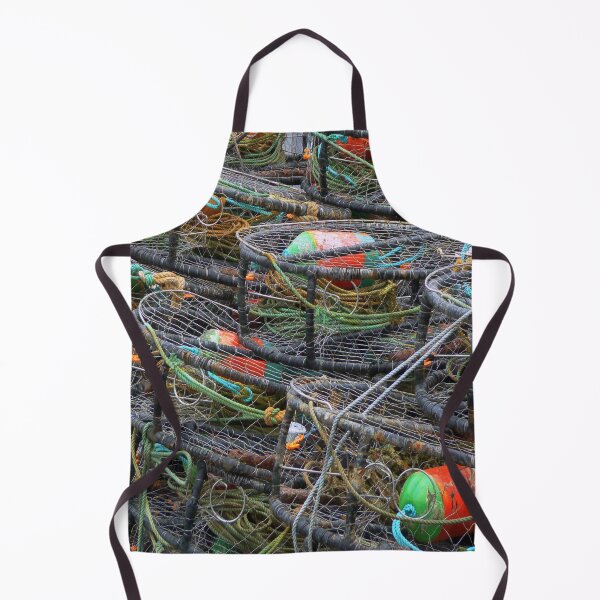 Item preview, Colourful Fishing Creels designed and sold by Lynn Bolt.
