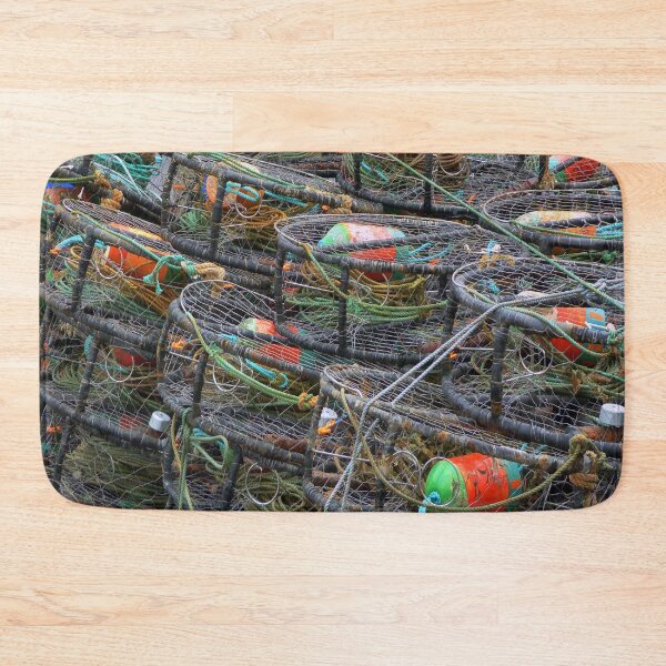 Item preview, Colourful Fishing Creels designed and sold by Lynn Bolt.