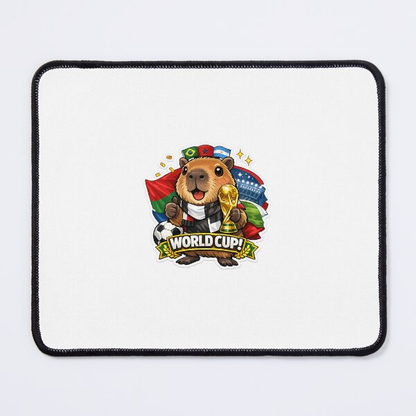 Item preview, Capybara World Cup Football Fan Design designed and sold by Aramdesing.