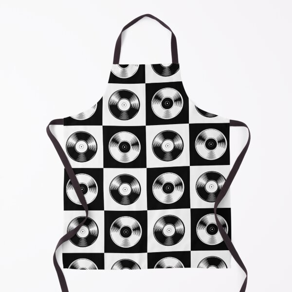Item preview, Black and White Vinyl Album Checkered Pattern designed and sold by PILANTROP.