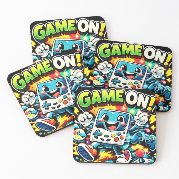 Item preview, Game On Cute Retro Handheld Console Gamer Art designed and sold by brkydesign.