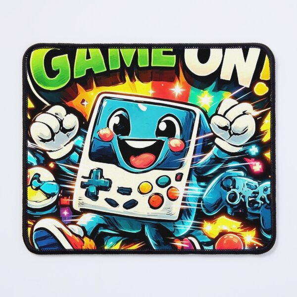 Item preview, Game On Cute Retro Handheld Console Gamer Art designed and sold by brkydesign.