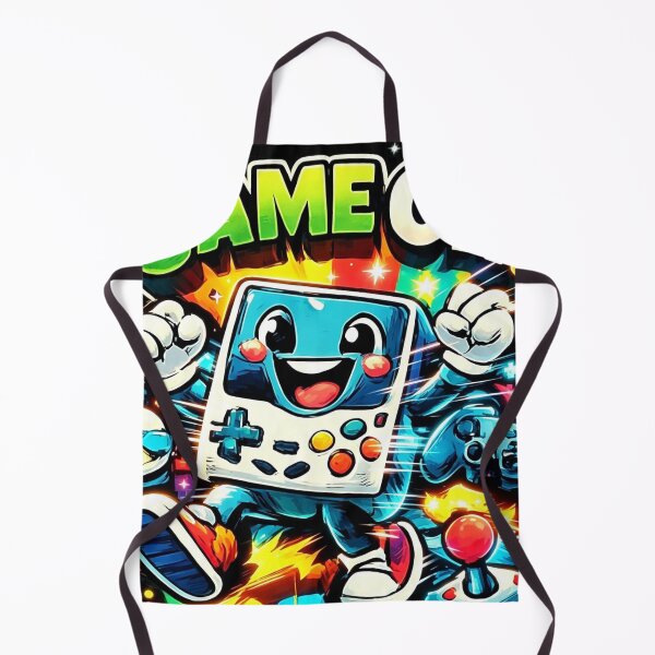 Item preview, Game On Cute Retro Handheld Console Gamer Art designed and sold by brkydesign.