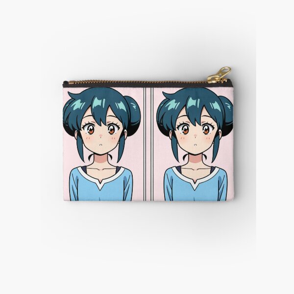 Item preview, Anime - Teal Hair Girl Pink Background designed and sold by AnimeShin.