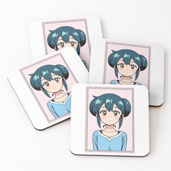 Item preview, Anime - Teal Hair Girl Pink Background designed and sold by AnimeShin.