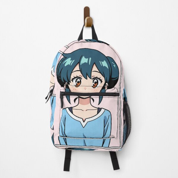 Item preview, Anime - Teal Hair Girl Pink Background designed and sold by AnimeShin.