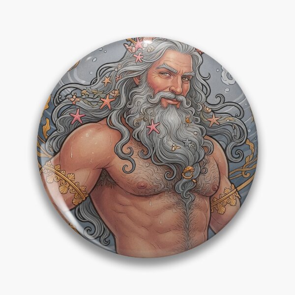 Item preview, Daddy Poseidon – Muscular Sea God designed and sold by ZhivanCrimson.