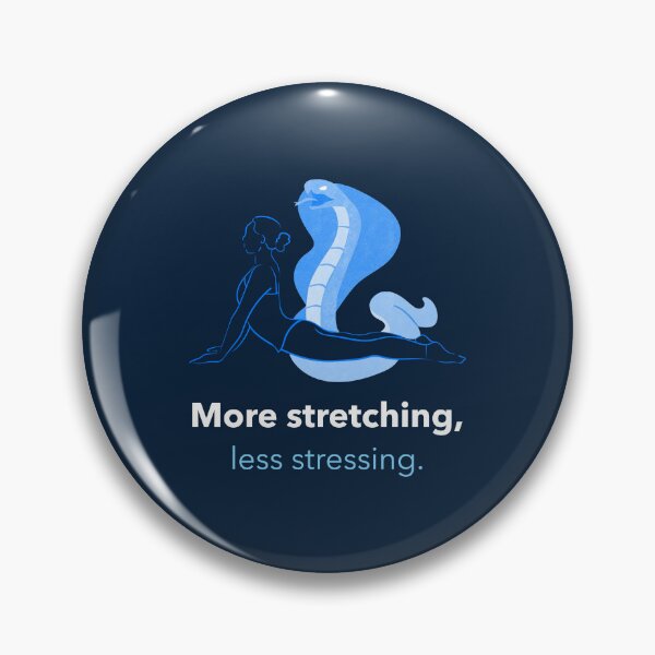 Item preview, More Stretching Less Stressing Cobra Pose Yoga T-Shirt designed and sold by WellspringXflow.