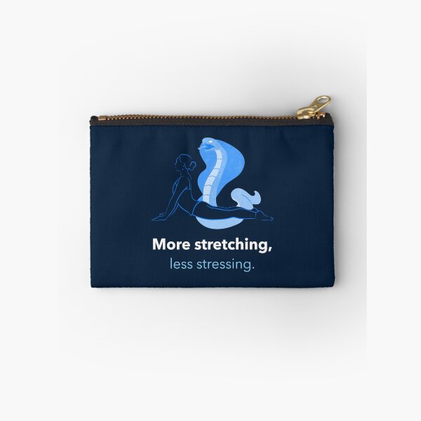 Item preview, More Stretching Less Stressing Cobra Pose Yoga T-Shirt designed and sold by WellspringXflow.